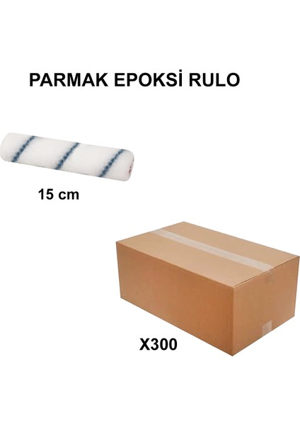 Izmir Fırça Arge Toptan Parmak Epoksi Rulo Yedek 15 cm (TEKLİ)-300 Adet 013148