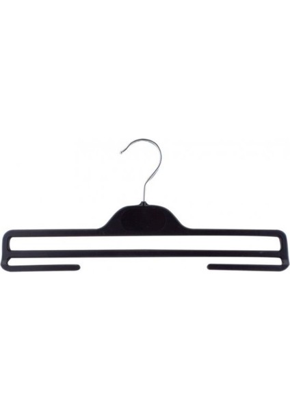 2 Adet Plastik Pantolon Elbise Askısı Döner Başlıklı Kaymaz 34 cm WTH34