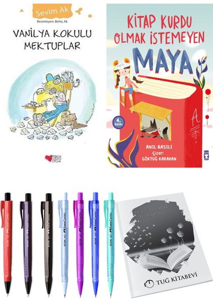 Kitap Kurdu Olmak Istemeyen Maya ve Vanilya Kokulu Mektuplar 2li Set