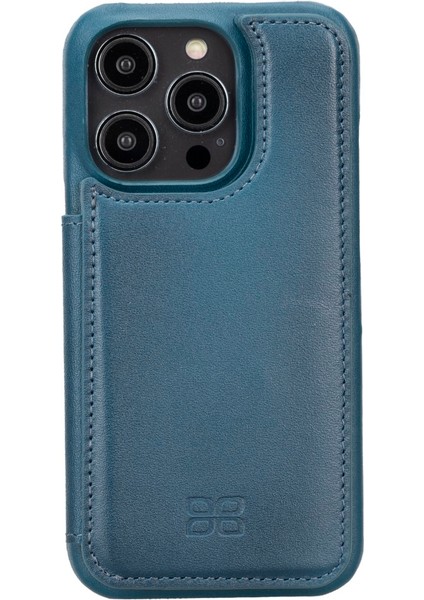 Apple iPhone 14 Pro Uyumlu Deri Kılıf Ubw BRN4EF