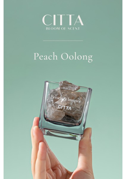Cıtta Bloom Of Scent | Kokulu Taş Serisi | Peach Oolong Oda Kokusu