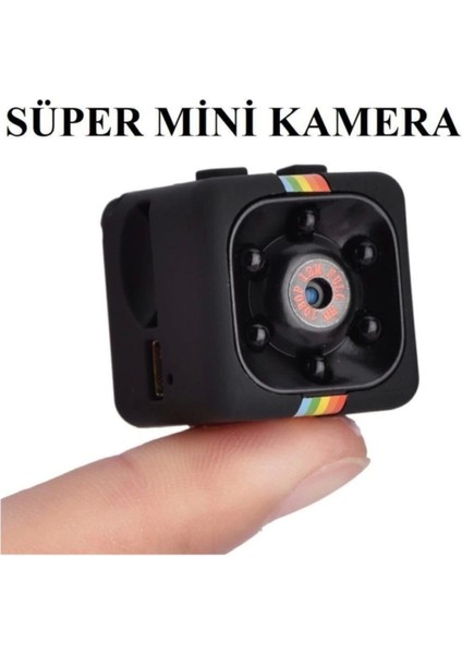 Mini Kamera SQ11 | Ultra Küçük ve Taşınabilir Mikro Kamera | Full Hd Araç Kamerası | Gece Görüşlü
