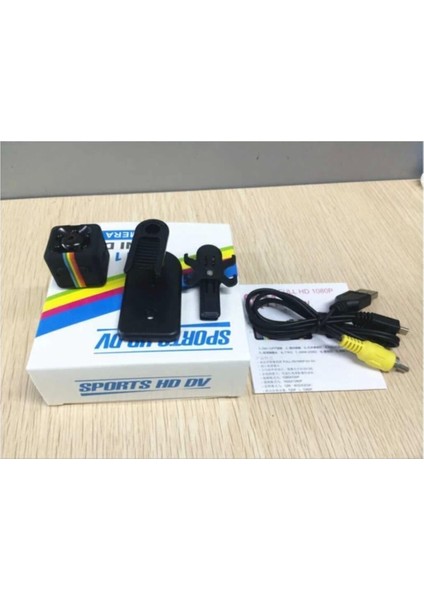 Mini Kamera SQ11 | Ultra Küçük ve Taşınabilir Mikro Kamera | Full Hd Araç Kamerası | Gece Görüşlü