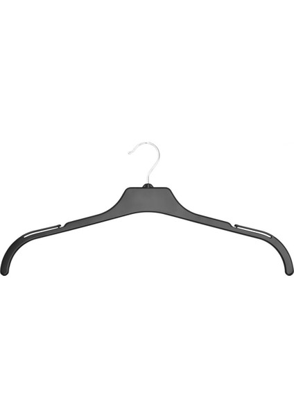 36 Adet Plastik Elbise Askısı Çentikli Döner Başlıklı Kıyafet Askı 42 cm BPT42