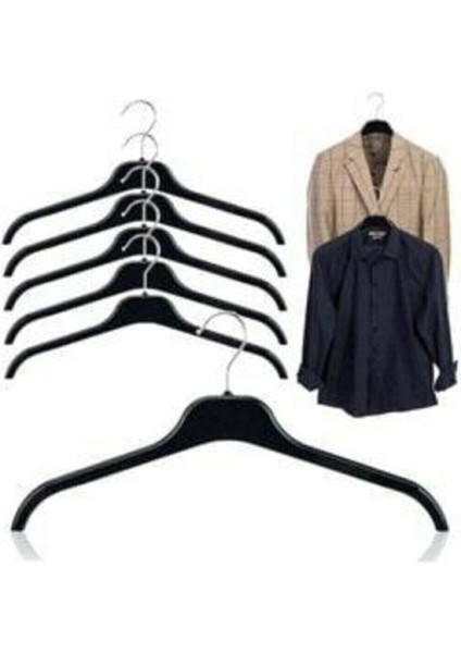 20 Adet Plastik Elbise Askısı Çentikli Döner Başlıklı Kıyafet Askı 42 cm modelleri