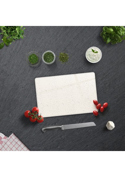Cam Kesme Tahtası - Cam Kesme Tablası | Seramik Desen - Açık Fon | 20CM x 30CM