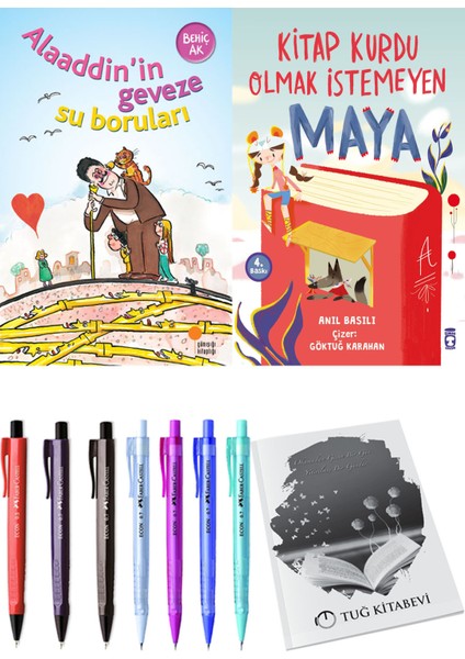 Kitap Kurdu Olmak Istemeyen Maya ve Alaaddin’in Geveze Su Boruları 2li Set