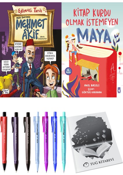 Kitap Kurdu Olmak Istemeyen Maya ve Milli Şairimiz Mehmet Akif 2li Set