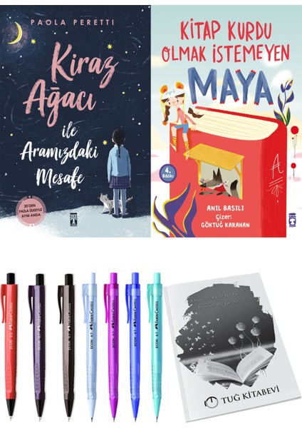 Kitap Kurdu Olmak Istemeyen Maya ve Kiraz Ağacı Ile Aramızdaki Mesafe 2li Set