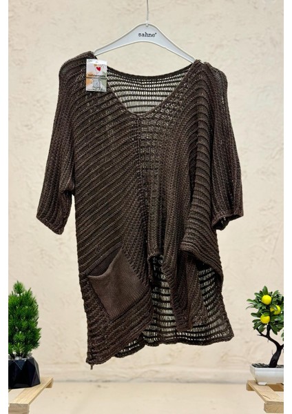 Tek Cep V Yaka File Salaş Kazak