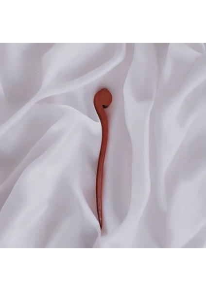 Zarafeti Tamamlayan Geleneksel Çin Tarzı Sandal Ağacından Kahve Rengi Bozalı Şık Saç Iğneleri / Tokaları - Her Anınıza Şıklık Katın! indirimleri