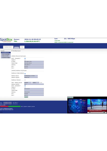 Spotbox Rpi 5 Mediaplayer (Yönetim Yazılımı ve Donanım)