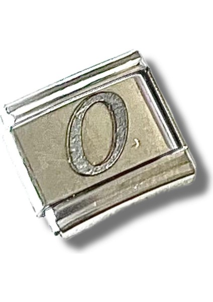 O Harf Charm Lazer Baskı
