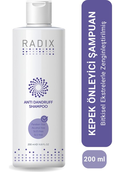 Kepek Önleyici Şampuan 200 ml - Anti Dandruff Shampoo