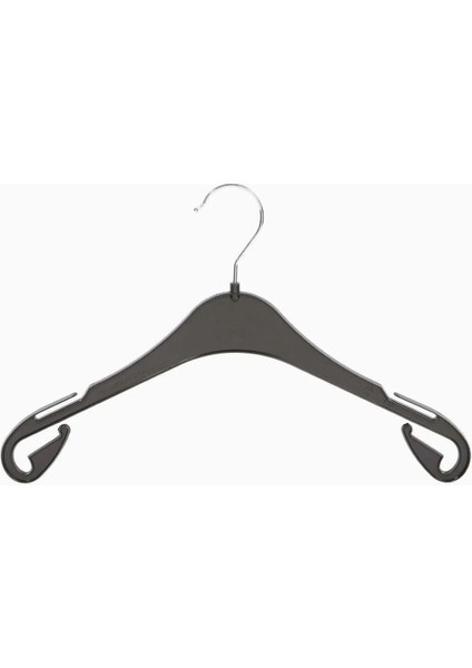 15 Adet Plastik Çentikli Çocuk Elbise Askısı Döner Başlıklı Çocuk Kıyafet Askı 33 cm T33