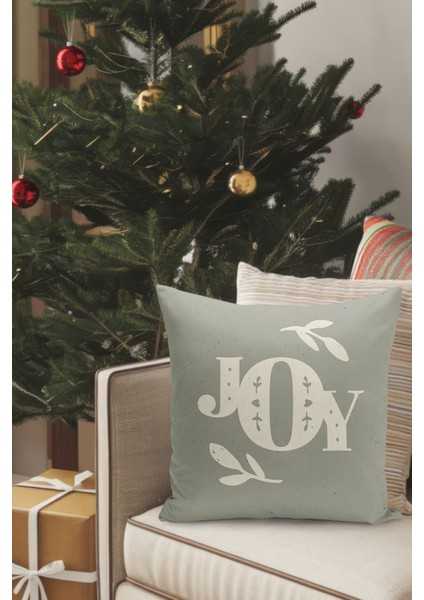 4'lü Kırlent Kılıf Seti Yılbaşı Christmas Deseni Çift Taraflı Dijital Baskılı fırsatları