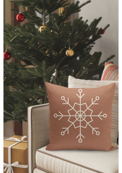 4'lü Kırlent Kılıf Seti Yılbaşı Christmas Deseni Çift Taraflı Dijital Baskılı modelleri