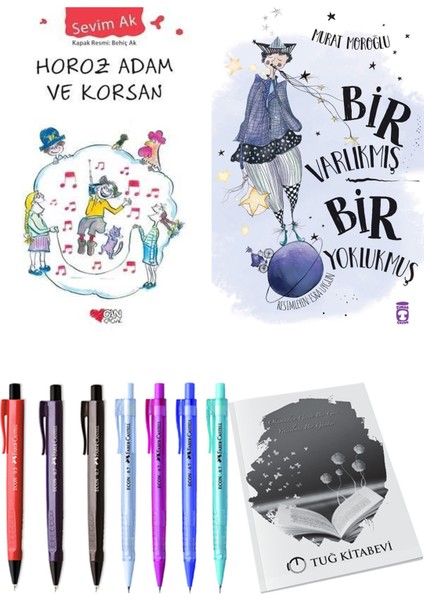 Bir Varlıkmış Bir Yoklukmuş ve Horoz Adam ve Korsan 2'li Set - Kalem