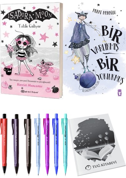 Bir Varlıkmış Bir Yoklukmuş ve Isadora Moon 11 Tatile Gidiyor 2'li Set - Kalem