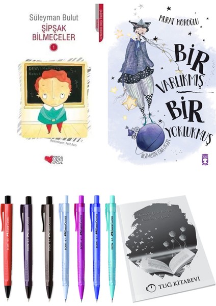 Bir Varlıkmış Bir Yoklukmuş ve Şipşak Bilmeceler 1 2'li Set - Kalem