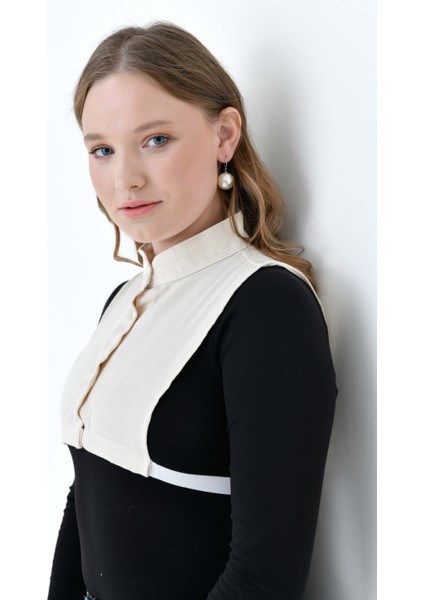 Mırach Curve Büyük Beden %100 Keten Hakim Yaka Gömlek Yakası fırsatları