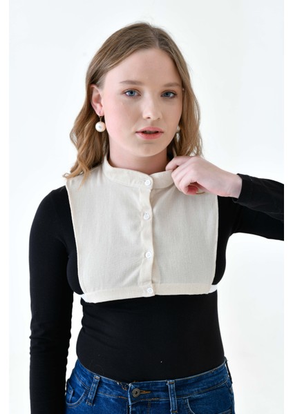 Mırach Curve Büyük Beden %100 Keten Hakim Yaka Gömlek Yakası indirimleri