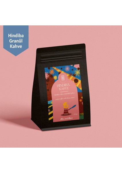 2 x 200 gr Granül Hindiba Kahve & Granül Hindiba Türk Kahvesi Seti