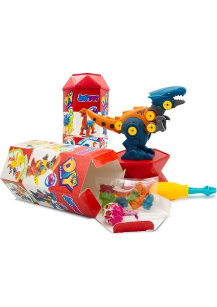Joy Top Dinozor Lollipop With Gummy