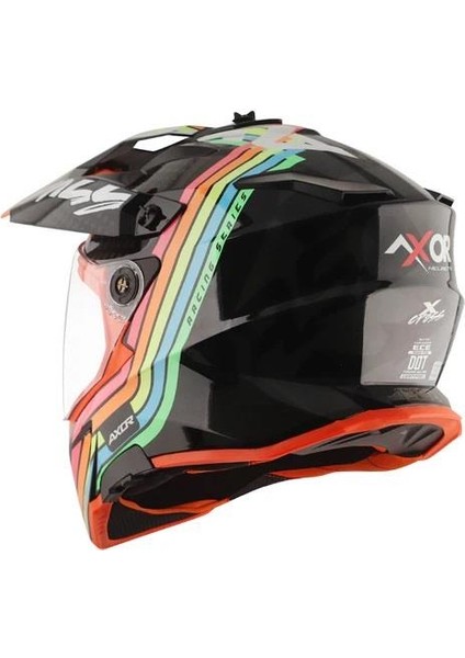 X-Cross X2 Kask Dual Vısor - Dull Black Grey