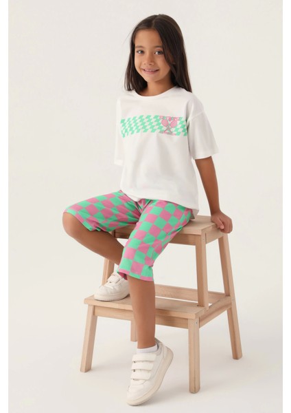 Roly Poly 3381-2 Kız Çocuk Kapri Takım