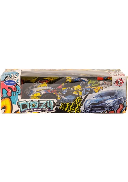 1:22 Desenli Crazy Kumandalı Pilli Araba