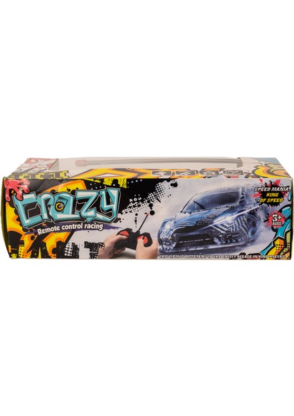 1:22 Desenli Crazy Kumandalı Pilli Araba