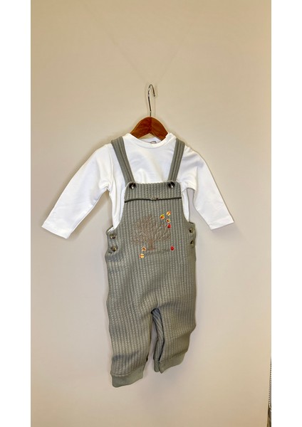 Unisex Bebek 2'li Salopet Takım - Ağaç fiyatları