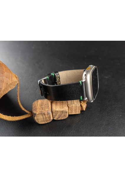 Apple Watch Hakiki Deri Akıllı Saat Kordonu