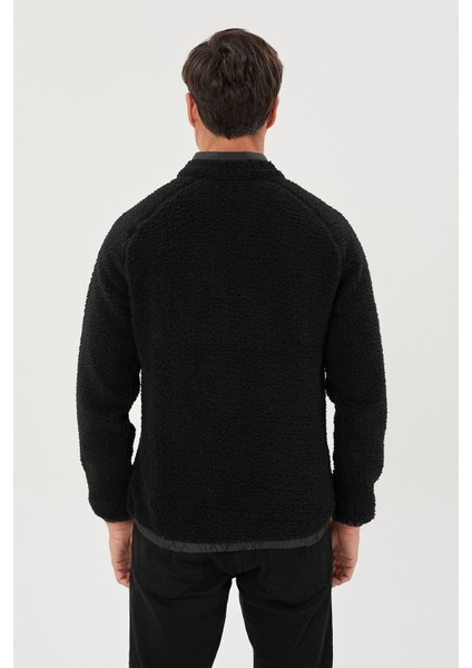Regular Fit Peluş Mont- 8055