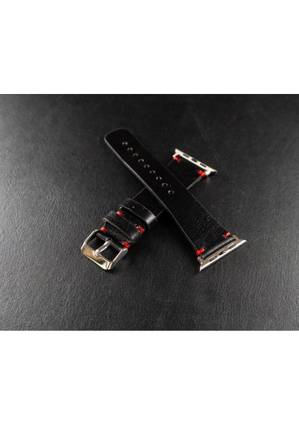 Apple Watch Hakiki Deri Akıllı Saat Kordonu