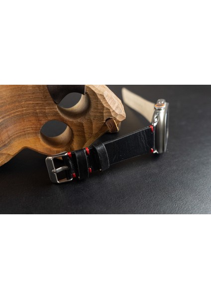 Apple Watch Hakiki Deri Akıllı Saat Kordonu