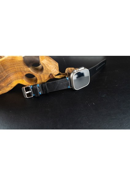Apple Watch Hakiki Deri Akıllı Saat Kordonu