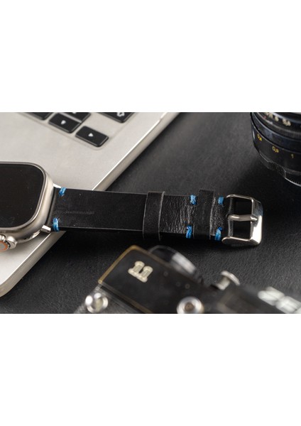 Apple Watch Hakiki Deri Akıllı Saat Kordonu