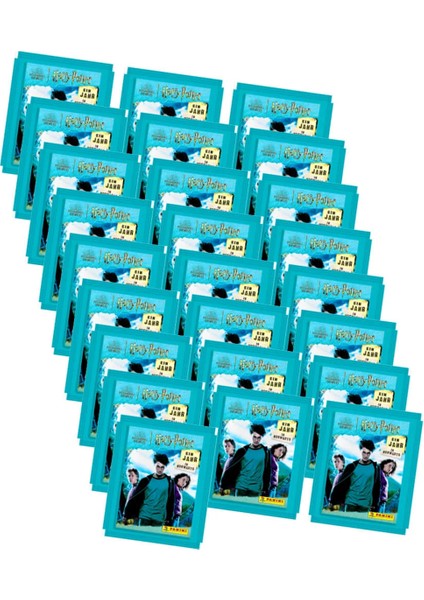 Harry Potter Hogwarts'ta 1 Yıl Sticker Seti 25LI Paket (25'li Paket= 100 Stciker+ 25 Kart)