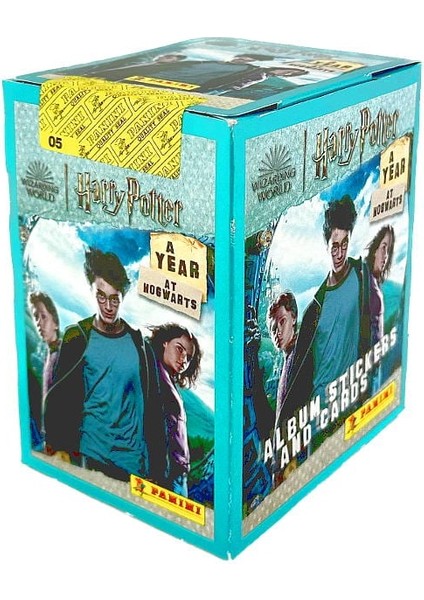 Harry Potter Hogwarts'ta 1 Yıl Sticker Seti 50LI Paket (50'li Paket= 200 Stciker+ 50 Kart)