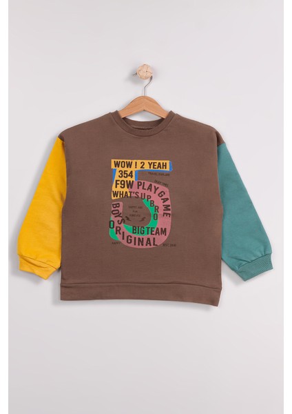 Erkek Çocuk 2'li Paket Basic Sweatshirt modelleri