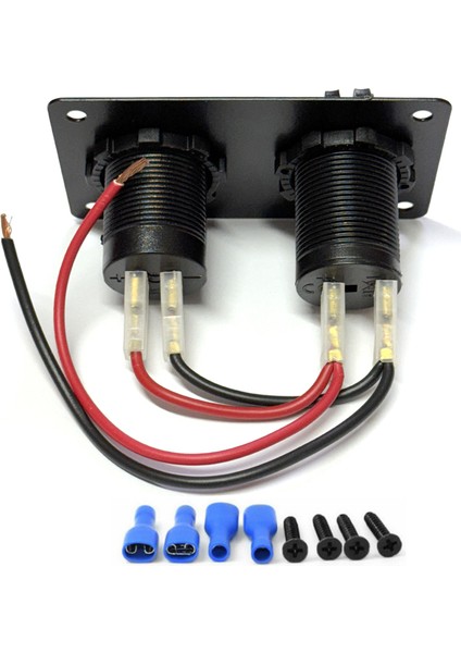 Marin Şarj + Voltmetreli Usb Type-C Soketi Metal Çerçeve 12-24V 60 X 100MM modelleri