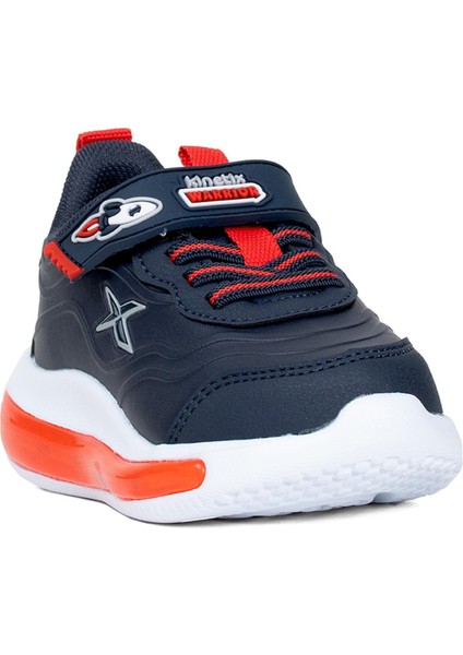 101741870 4f Stach Pu B 4pr Bebe Erkek Çocuk Yürüyüş Ayakkabısı Lacivert - Kırmızı fiyatları