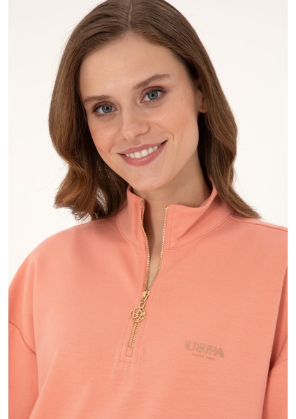 Kadın Somon Sweatshirt 50297316-VR047 fiyatları