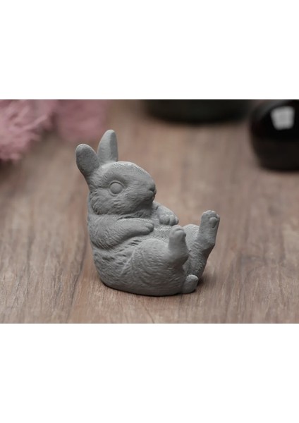 Sevimli Yatan Paskalya Tavşanı Figürü modelleri