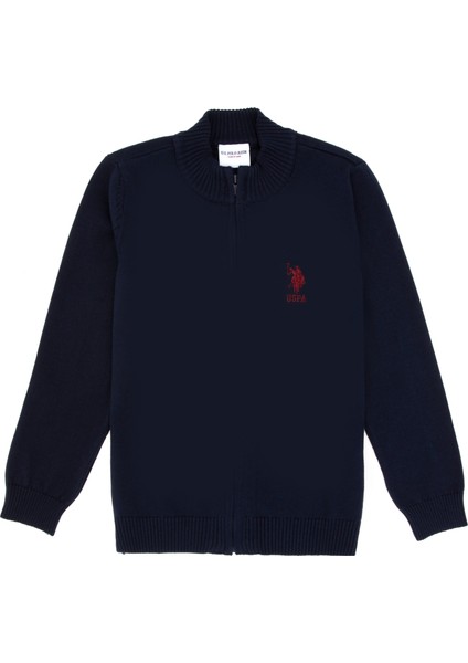 U.S. Polo Assn. Erkek Çocuk Lacivert Triko Hırka 50295560-VR033