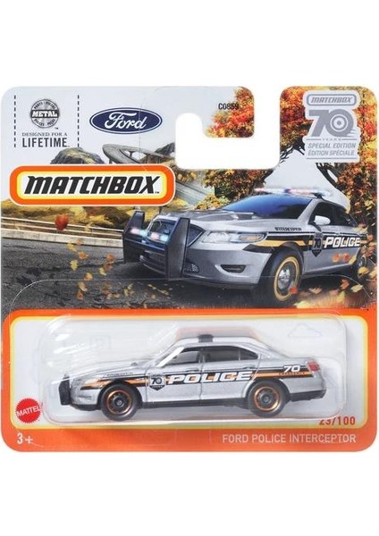 Matchbox Tekli Arabalar Ford Police Interceptor HLD04
