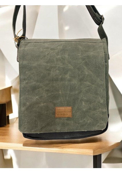 Kaliteli Su Geçirmez Kanvas Postacı Çantası Western Bag 25 cm x 30 cm