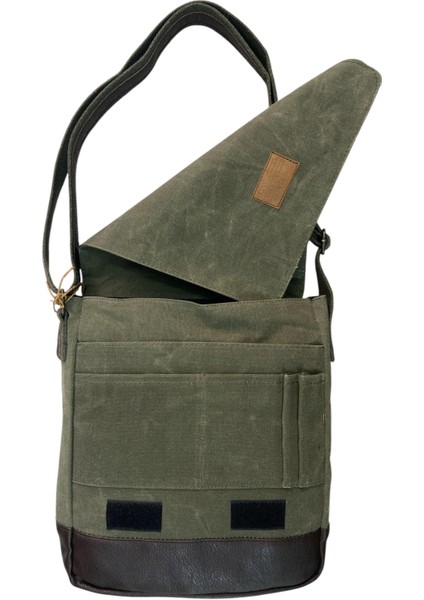 Kaliteli Su Geçirmez Kanvas Postacı Çantası Western Bag 25 cm x 30 cm